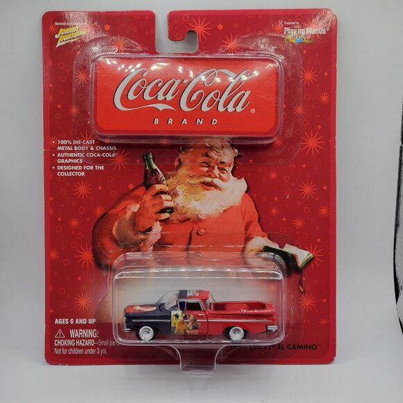 Chevy El Camino Coca Cola Johnny Lightning Die Cast Car 1:64 Scale 1959 - Picture 1 of 13